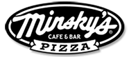 The logo for Minsky's Pizza